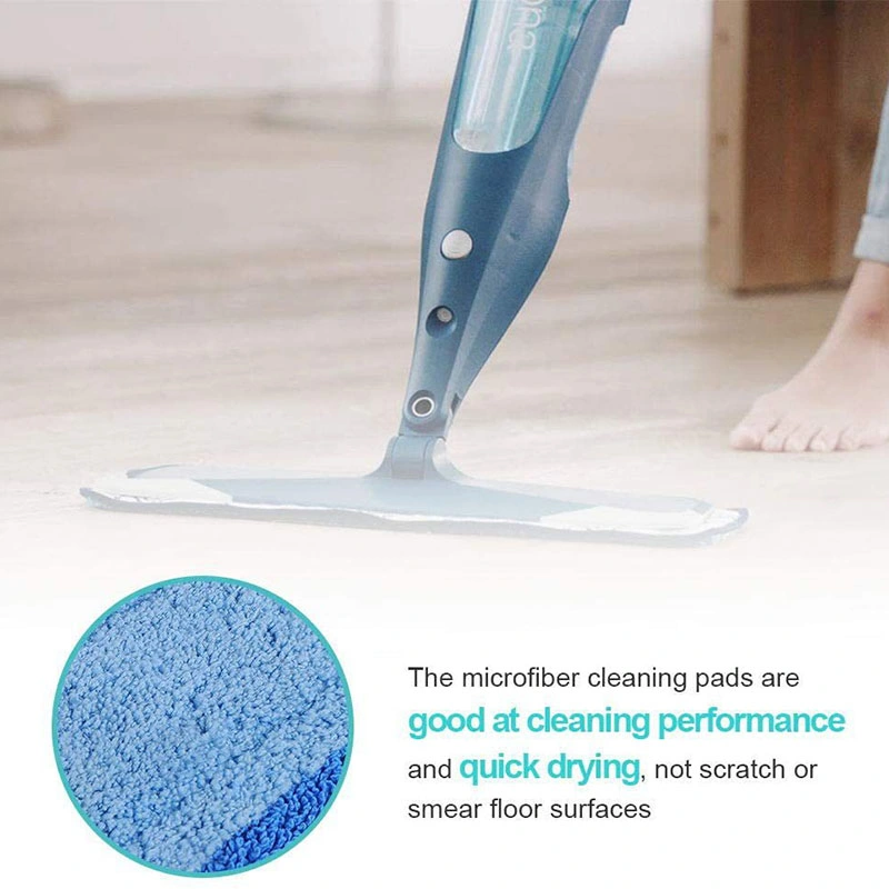 Esun Washable Microfiber Mop Pad for Floor Cleaning Wet Spray Mop Wet Flat Mop for Hardwood Laminate Wood Ceramic