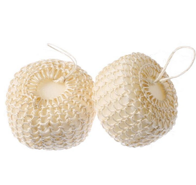 Eco-Friendly Sisal Hemp Shower Cleaning Exfoliating Ball Natural Sisal Bath Ball