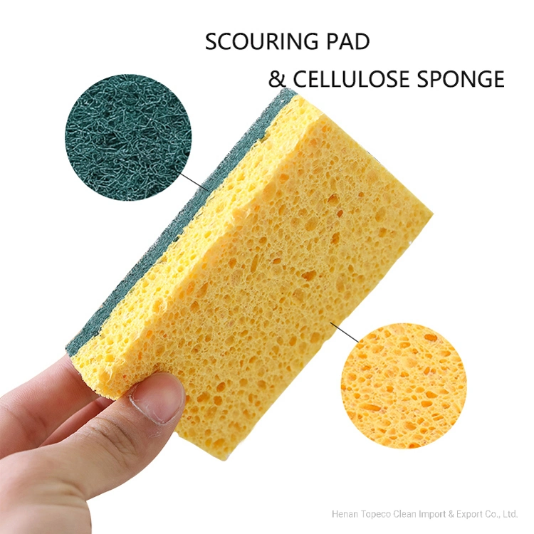 Topeco Wholesale 100 Bulk Cellulose Household Sponge Wipe