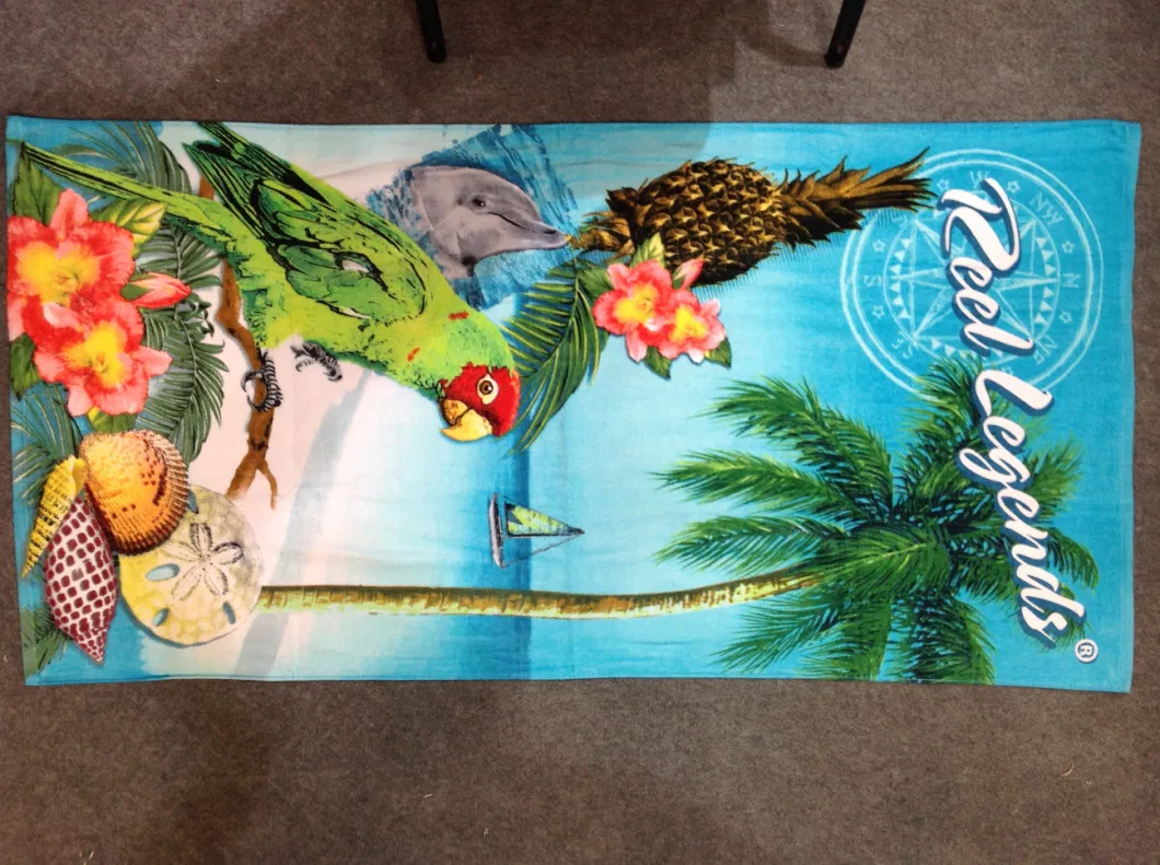 2022 New Microfiber Printed Leopard Beach Towel Summer Custom Soft Towel