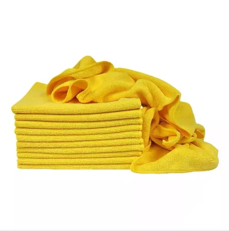 380GSM 40*40cm Microfiber Cleaning Cloth High and Low Hair Car Clean