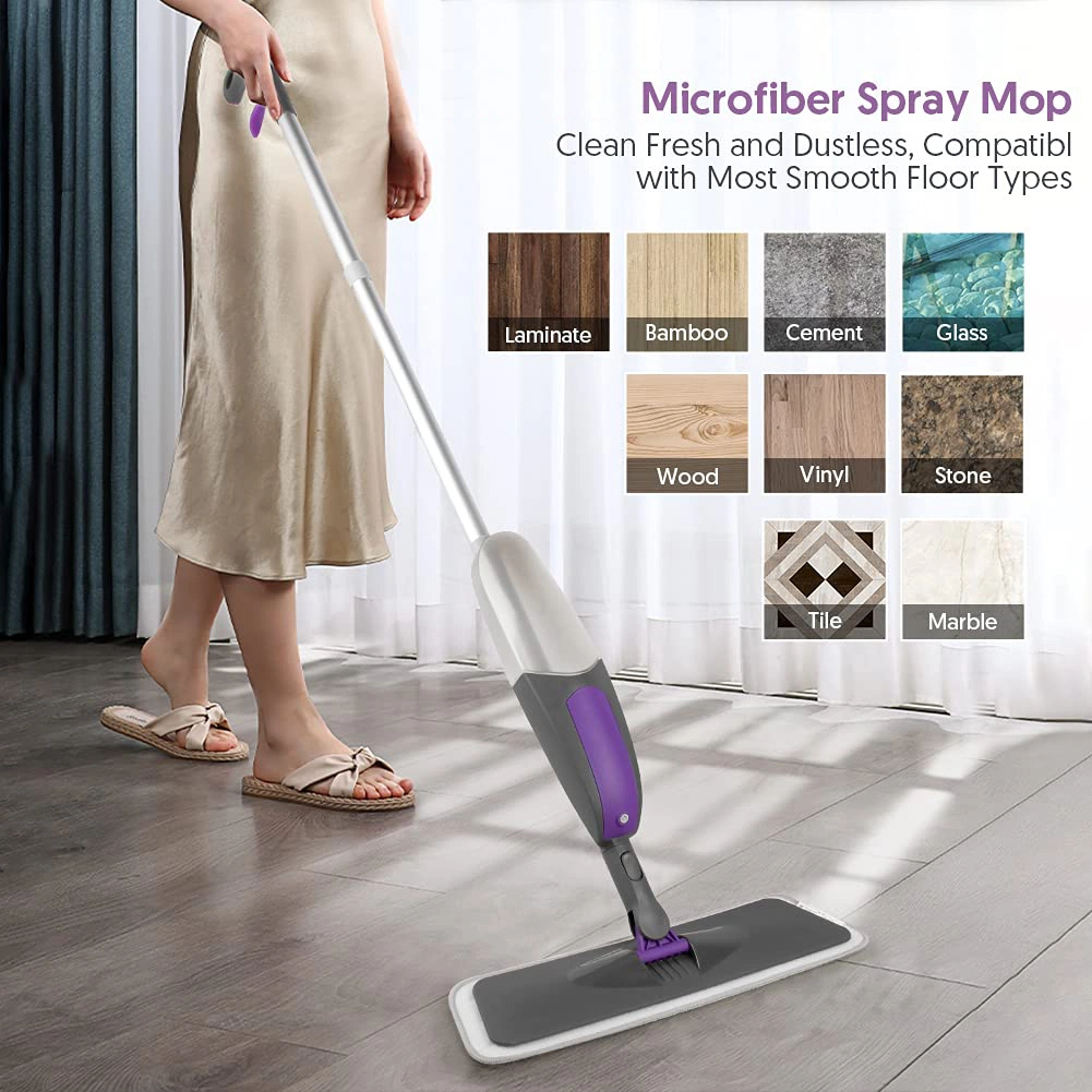 Spray Mop for Floor Cleaning Microfiber Floor Mops Wet Dry Flat Mop