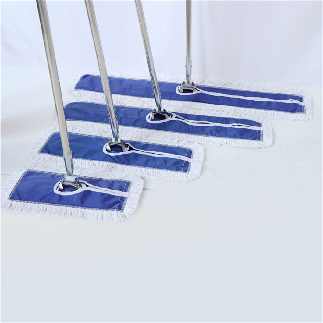 Large Detachablecotton Flat Mop Dust Push Supermarket Cleaning Mop