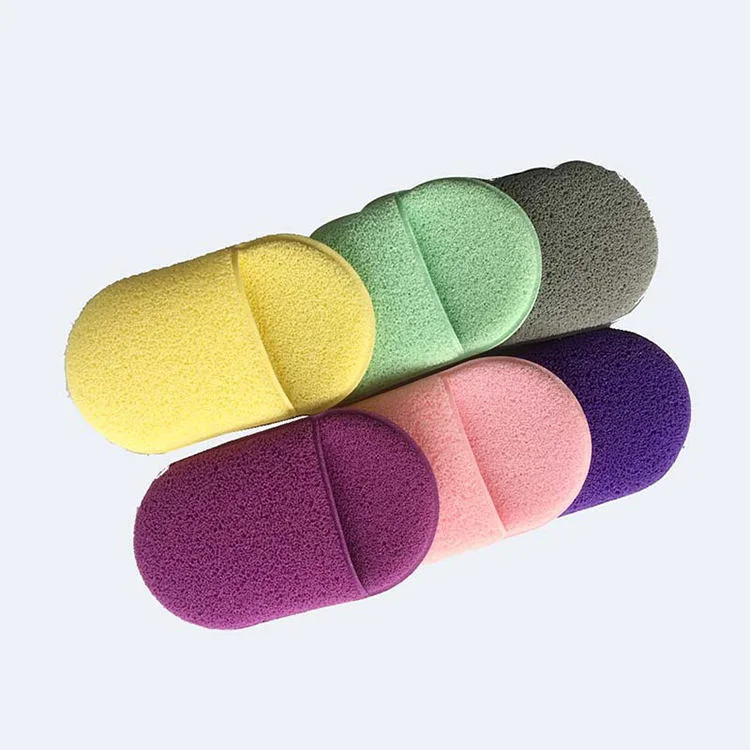 Reusable Mini Finger Air Cushion Puff Multi Colored Eco-Friendly Skin Care Makeup Remover Cleaning Sponge Face Cleaning Pad for Women