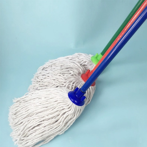 Easy Sell Items Washable Wet Microfiber Cotton Floor Mop Head with Plastic Socket