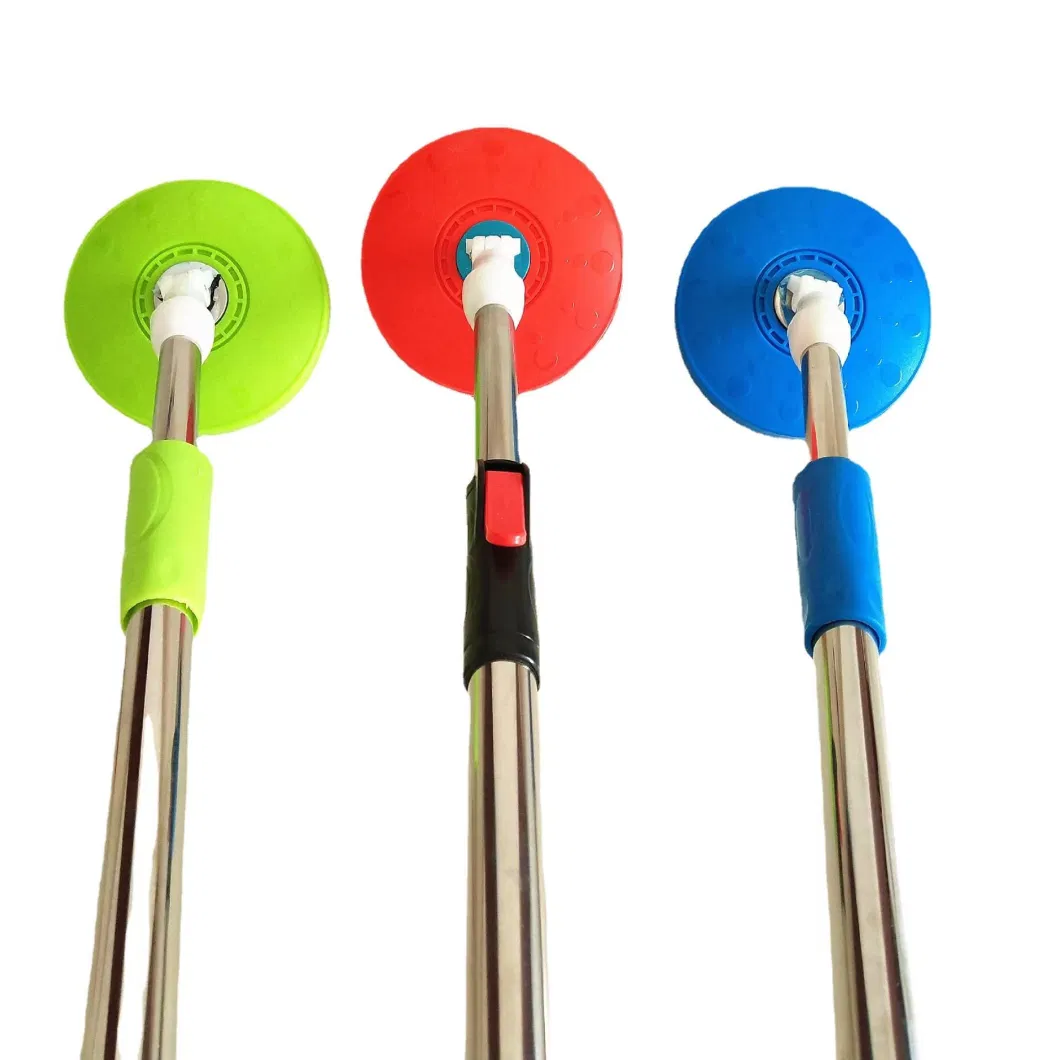 Spin Mop Rod Pole Replacement for Floor 360 Degrees Rotating Floor Mop Pole No Foot Pedal Version Ploe Cleaning Tool