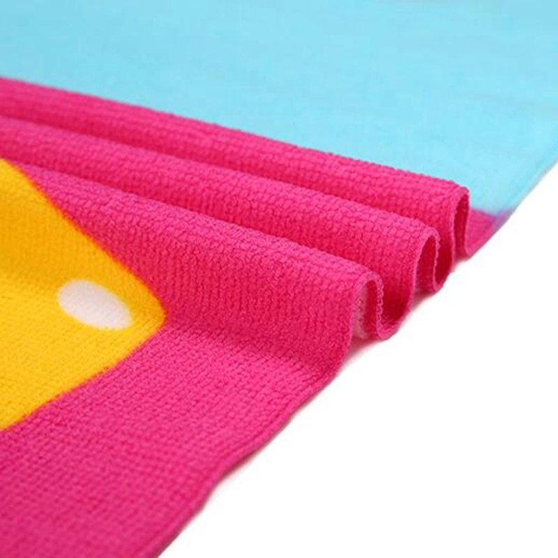 Certificated Factory Custom Printing Microfiber Beach Towel for Promotional