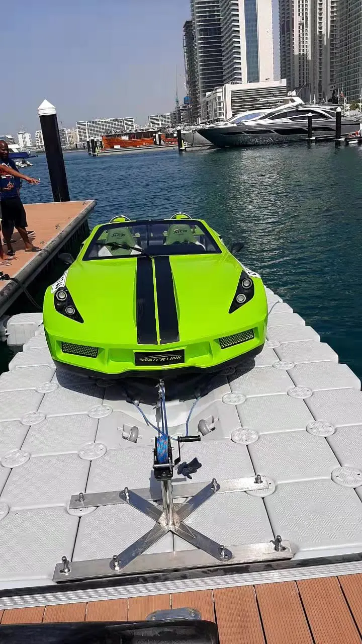 Jet Car Floating Platform with Winch