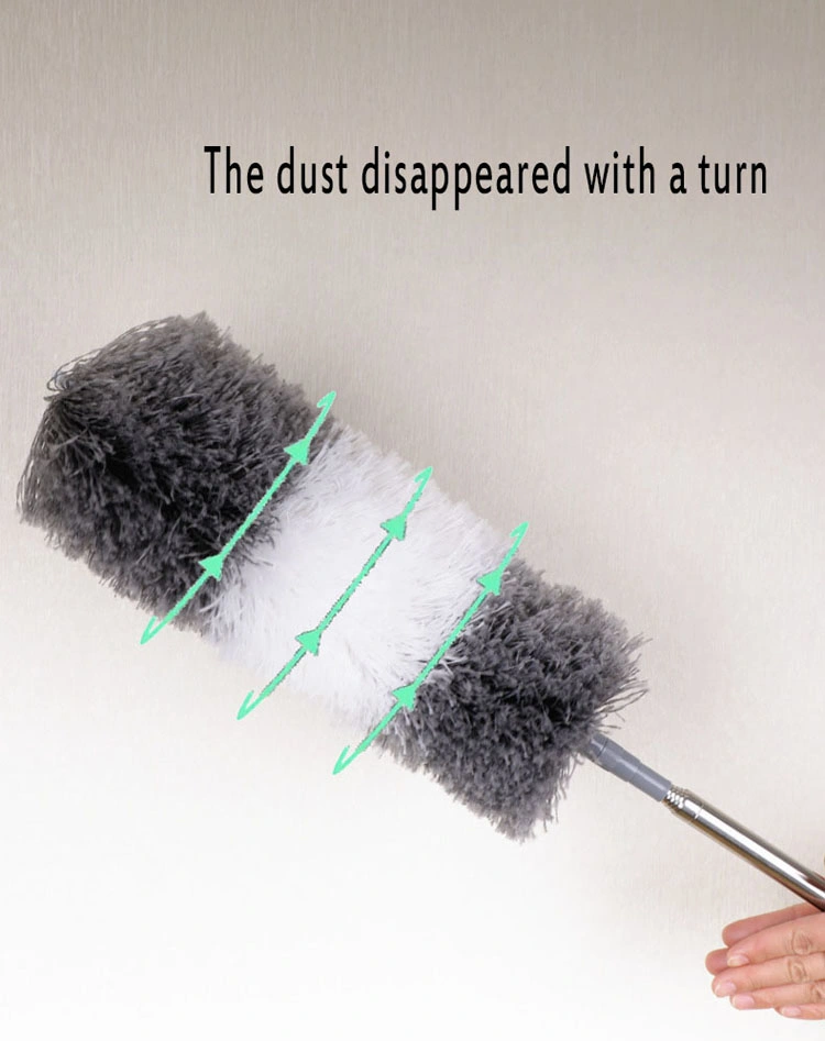 Factory Direct Sales 2.5m Long Retractable Dust Removal Brush Retractable Microfiber Dust Removal Brush Soft Dust Removal Brush