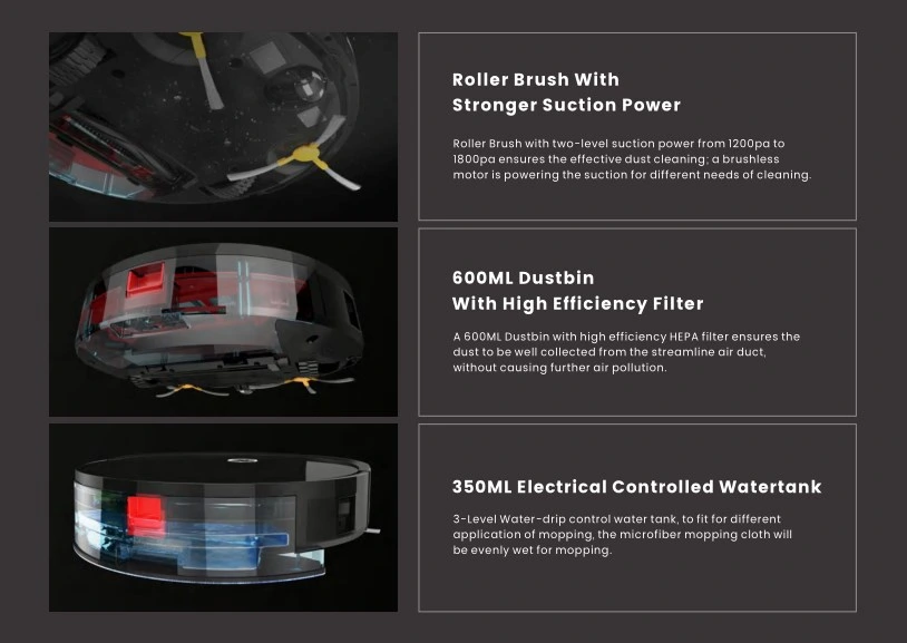 High-Tech Robotic Vacuum and Mop Combo for Total Cleaning