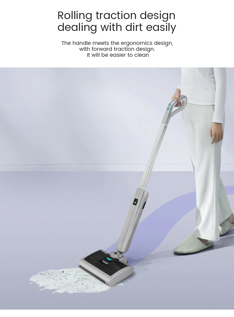 Electric Floor Mop Powerful Spray Automatic Spin Cleaning Mop