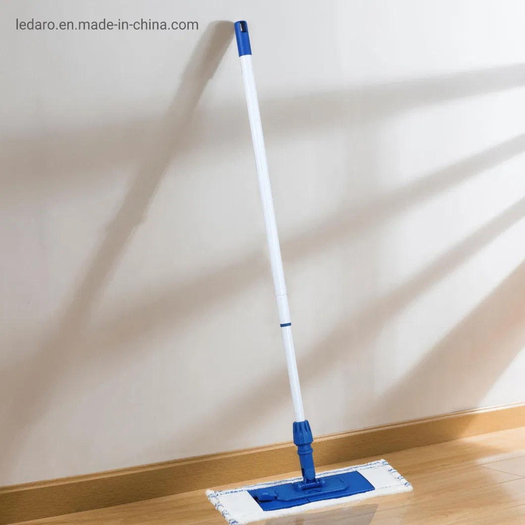 Wholesales Price Flat Mop with Microfiber Cleaning Reusable Refull and Stainless Steel Telescopic Handle for Home Office Dry Floor