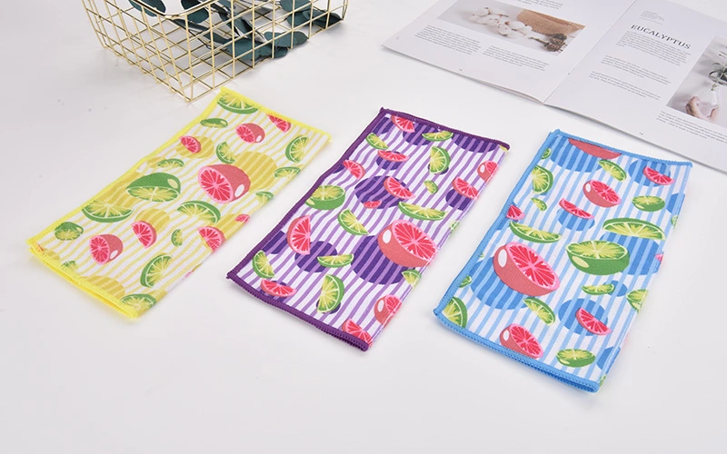 Hot Sale Cleaning Dust Wiping Printed Microfiber Cloth From China Factory