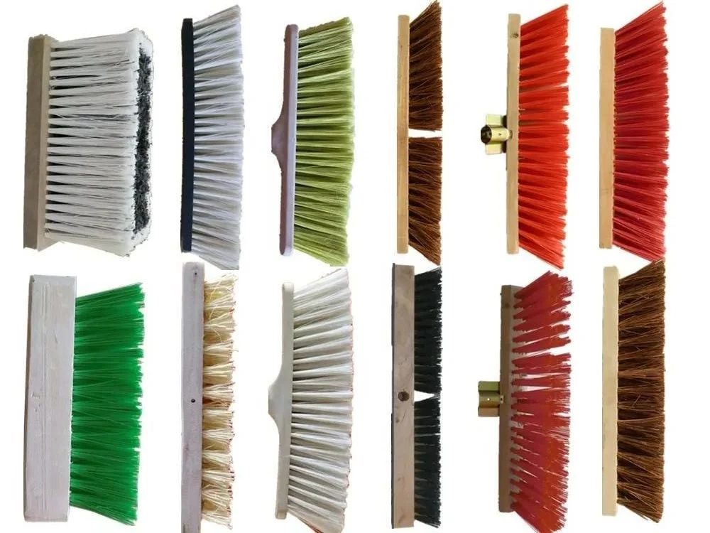 Wholesale Manufacturer Sweeping Brush Broom Escobas Plastic Broom Head