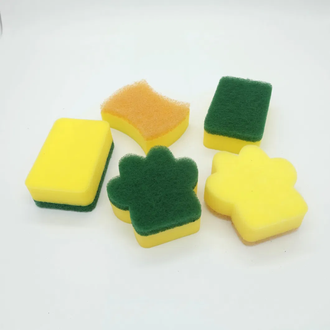 Wholesale Scouring Pad for Kitchen Cleaning with Soft Sponge