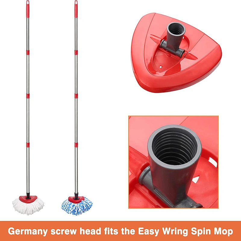 Adapter O-Cedar/Vileda Rotating Mop Rod Four-Section Mop Rod 58inch European Style Fine Thread Rod