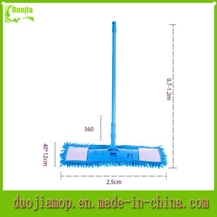Chenille Easy Floor Cleaning Microfibre Flat Mop