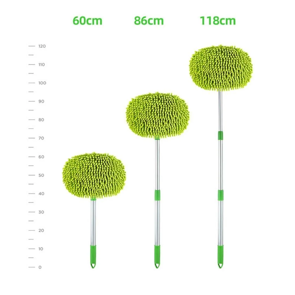 Telescopic Car Washing Brush Microfiber Mop Heads for Car Dust Bl20440