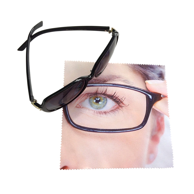 Custom Logo Printed Microfibre Glasses Sunglasses Eyeglasses Cleaning Cloth