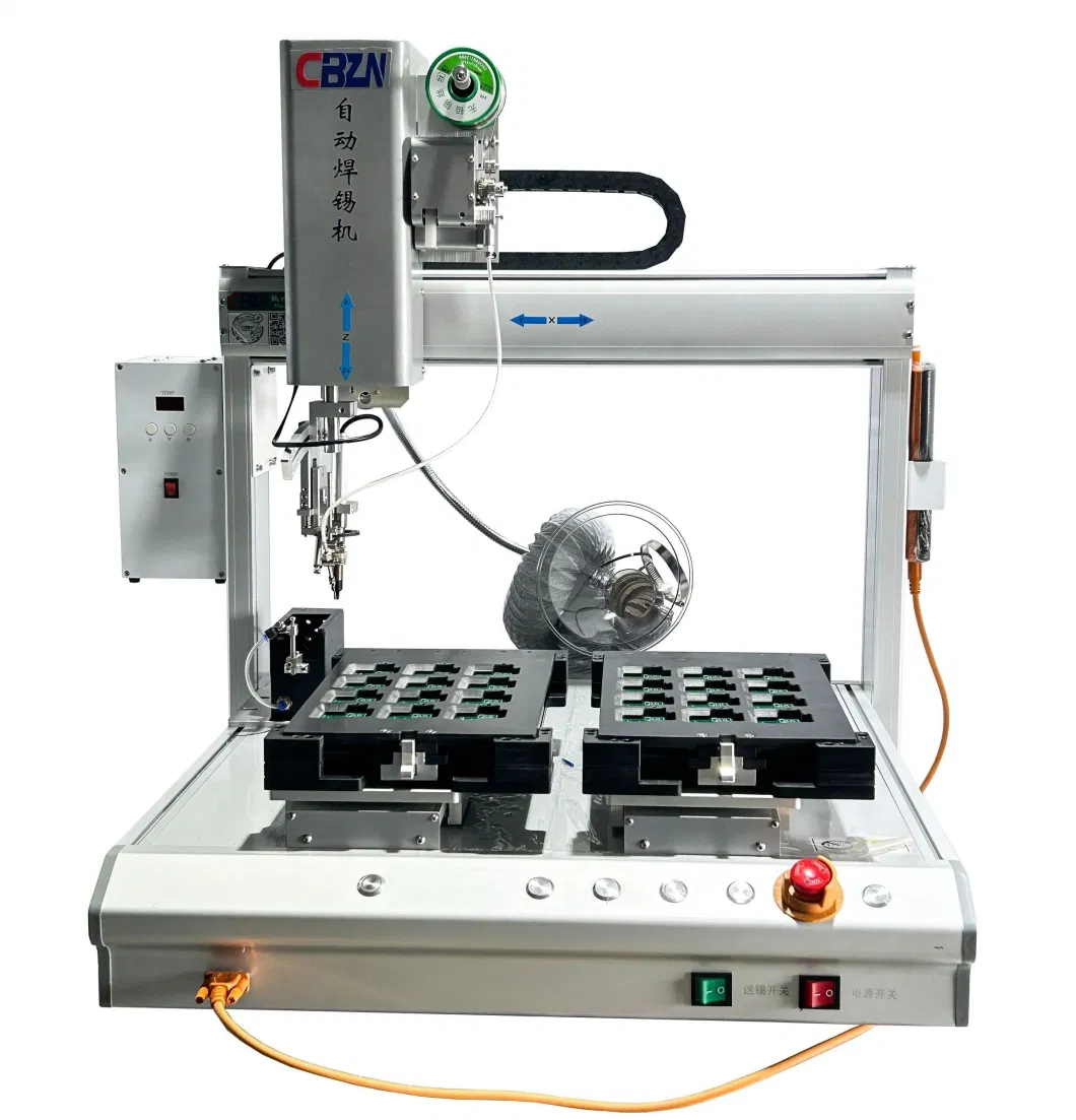 Ra Automatic Robotic Spot Soldering Station with 360-Degree Rotating Head