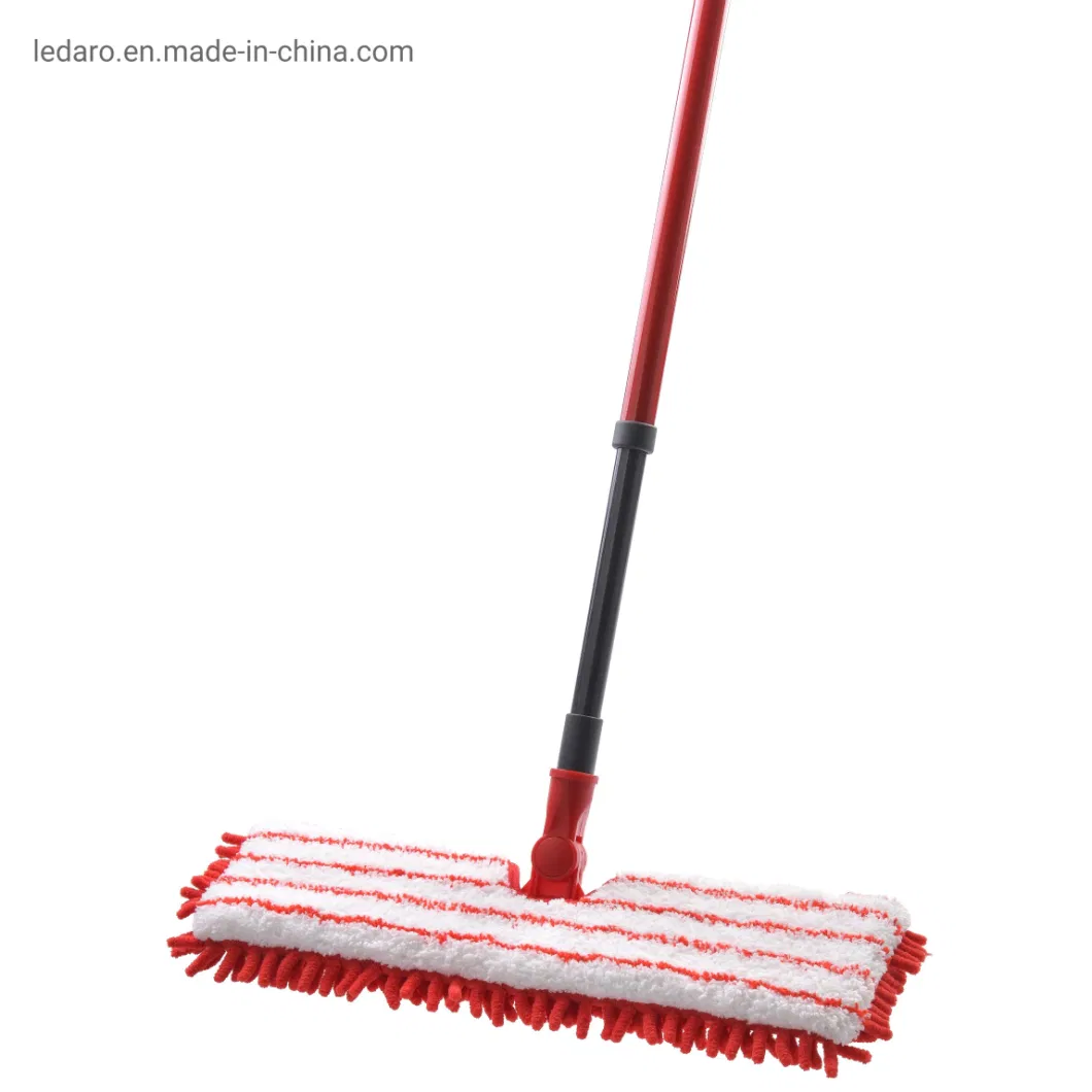 Wholesales Price Telescopic Handle Microfibre Refill Flip Mop Damp Dry All Surface Double-Sided Flat Mop for Homewares Tile Floors