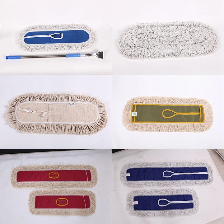 Cotton Dust Flat Mop Replace Mop Cloth for Hotel