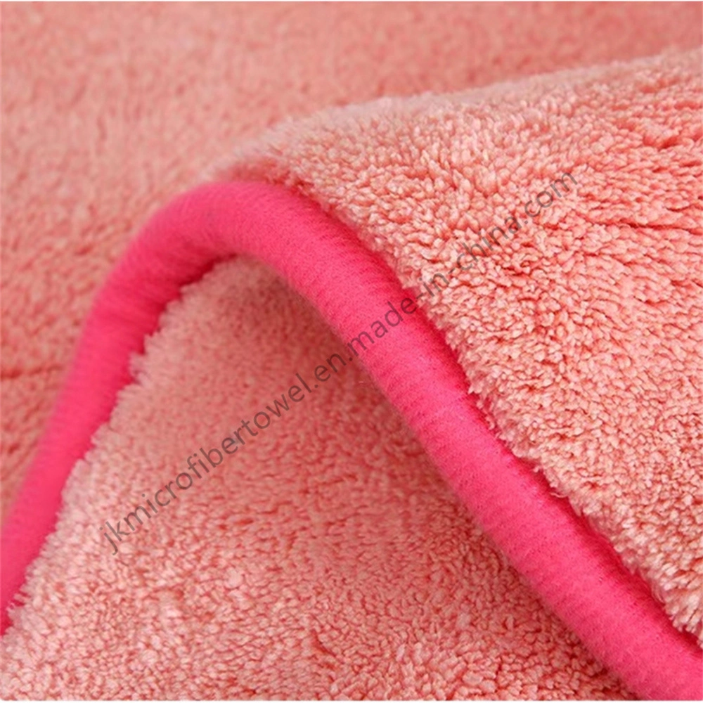 Grey Pink Green Dm Clean-Me Mikrofibra Microfibre Car Accessories Coral Fleece Towel Cloth 16&quot;X16&quot; 720GSM