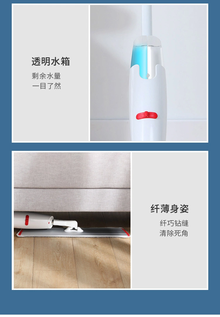 Spray Mops for Floor Cleaning Mops for Floor Cleaning with Washable Reusable Mop Pads Head and Double Bottle Microfiber Wet Dry Dust Spray Mop