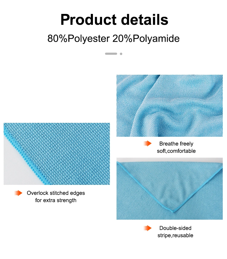 Easy to Clean Extra Absorbent Soft Microfiber Pearl Glasses Cleaning Cloths