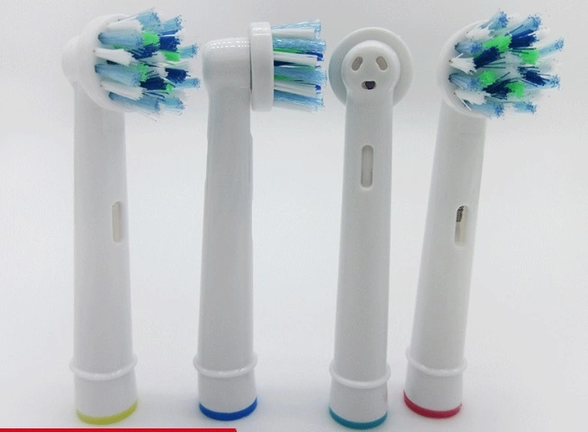 Rotating Round Replacement Heads DuPont Bristle Electric Toothbrush Head