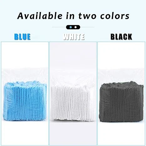 100PCS Disposable Hair Head Covers Net Bouffant Hats Kitchen Industrial