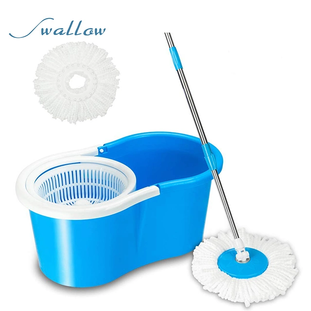 Spin Mop Cleaning System with Bucket