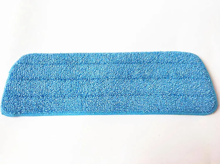Low Price Spray Mop Head Replacement for Wet Dry Mops Washable Blue Microfiber Flat Cleaning Mop Pad