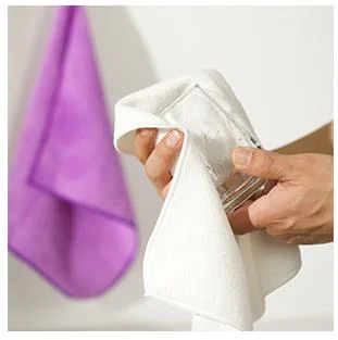 Fine Fiber Car Towel 40*40 Car Wash Towel Cut Edge Absorbent Waxing Cloth Small Square Towel High and Low Car Towel