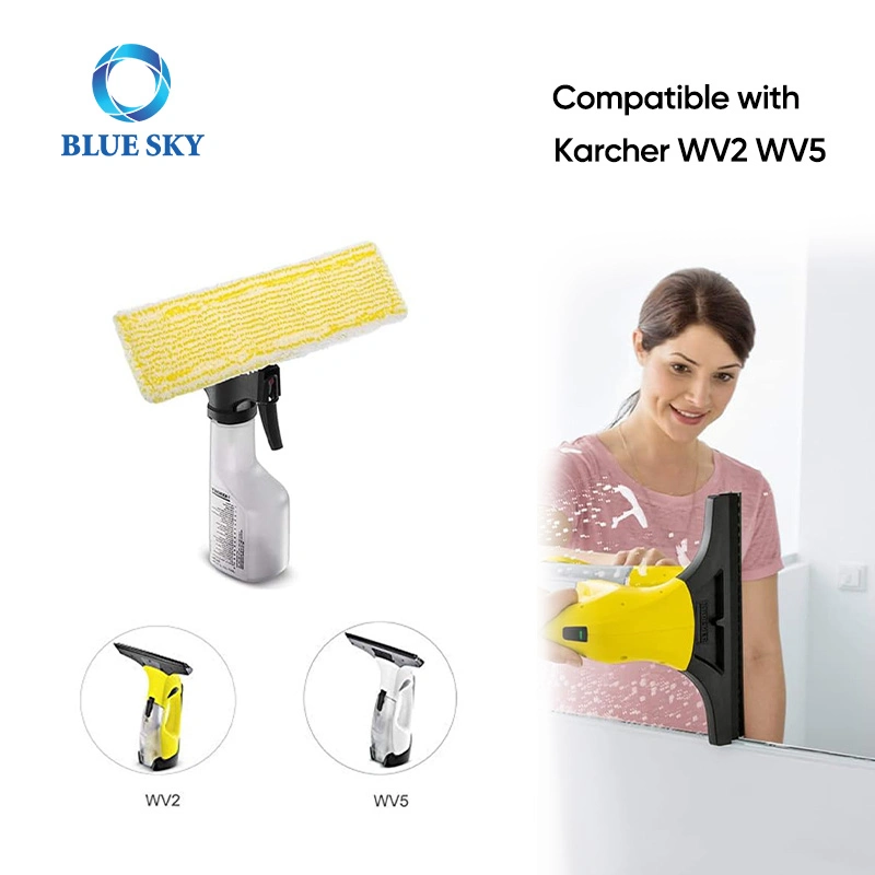 Replacement Microfibre Mop Cover Window Vacuum Accessories Pads for Karchers Wv2 Wv5 Wv6 Plus Wv50 Wv6 Wv70 Wv75 2.633-130.0