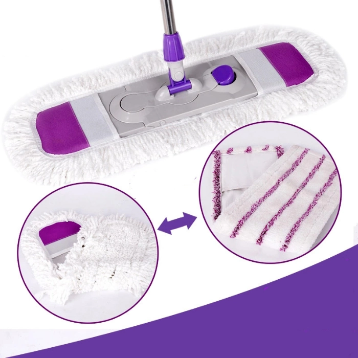 Household Cleaning Professional Flat Microfiber Mop Head Replaceble