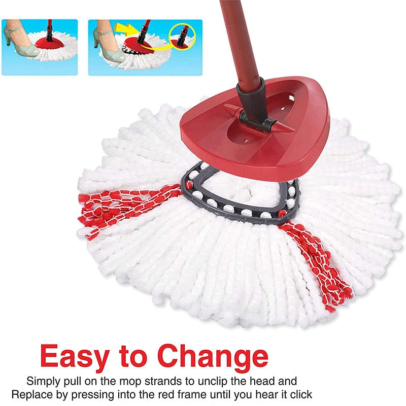 Adaptor Vileda O-Cedar 360&deg; Rotating Mop Head Fiber Replacement Cotton Yarn Head Mop Accessories