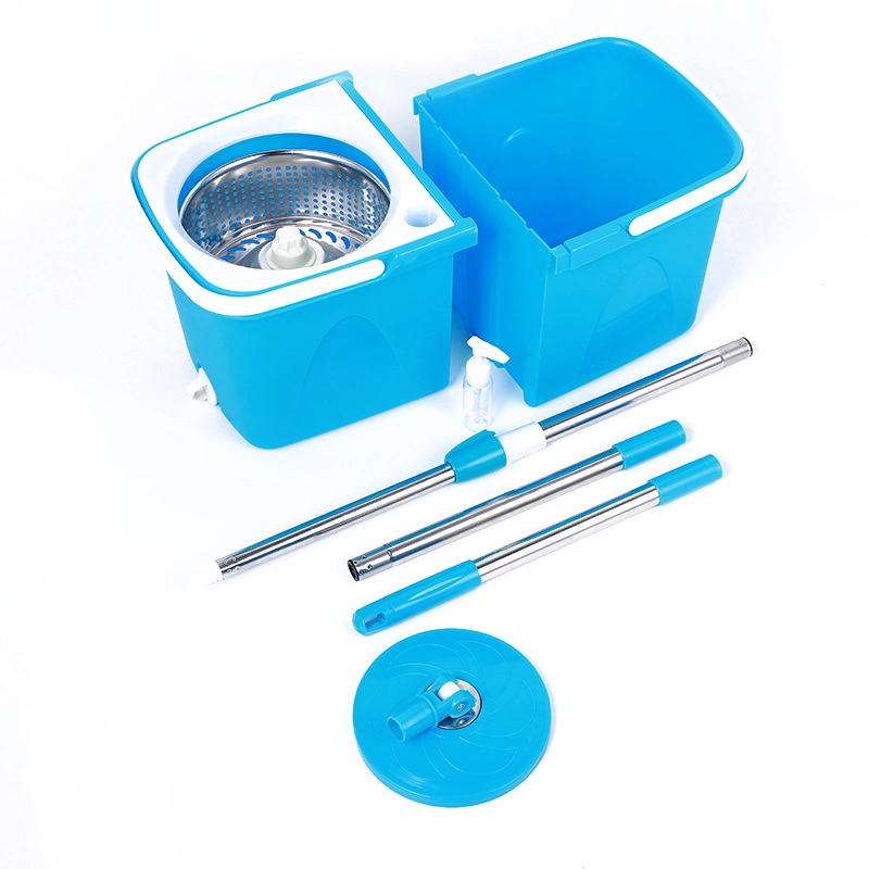 Household Easywring Microfiber Spin Mop with Bucket Floor Cleaning System