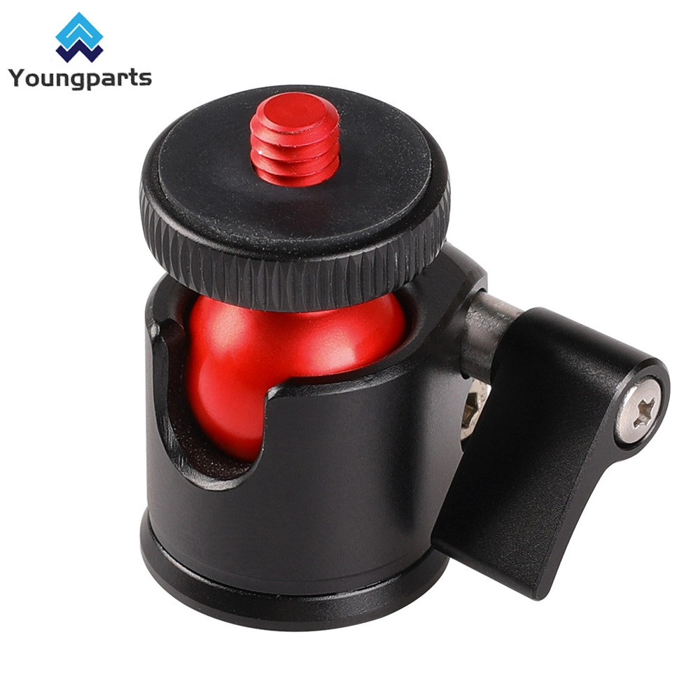 Youngparts Camera Tripod Ball Head 360 Degree Fluid Rotating Tripod Ball Head for DSLR Camera