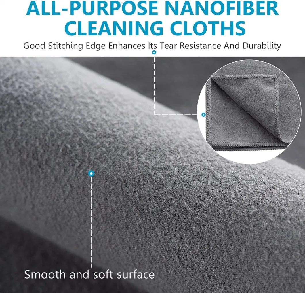 No Scratch Soft Microfiber Cleaning Cloths for Eyeglasses Lens Glasses Computer Screen