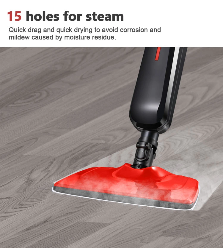 Multifunction High Pressure Steam Carpet Floor Mop with Microfibre Mop Pads