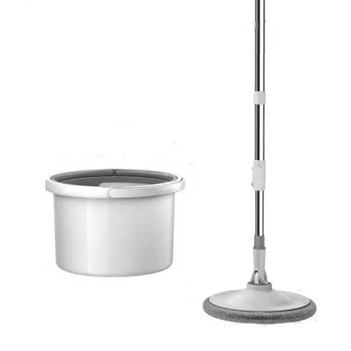 Dirty Water Separated Round Mop and Bucket Free Hand Washing 360 Degree Rotating Magic Clean Water Spin Mop