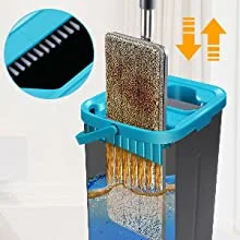 Mop and Bucket Set for Floor Cleaning Flat Mop