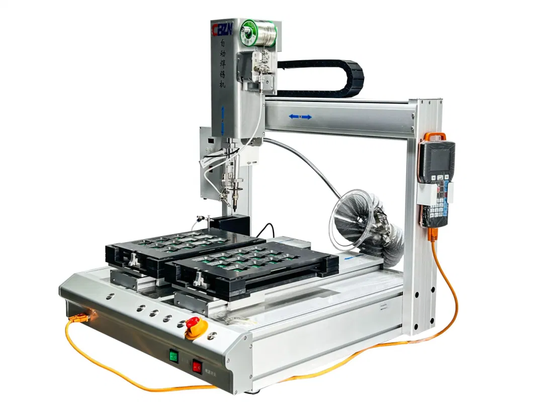 Ra Automatic Robotic Spot Soldering Station with 360-Degree Rotating Head