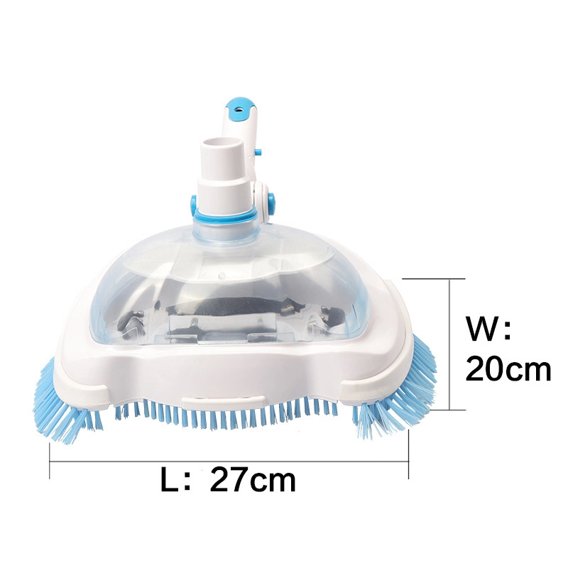 Swimming Pool Cleaning Tool Replacement Parts Pool Vacuum Head with Nylon Brush Dirt Suction Head Bl20115