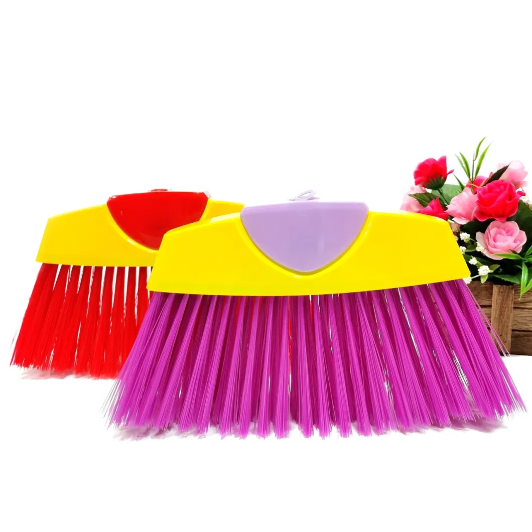 Factory Direct Sale Indoor Easy Clean More Color Green Plastic Head Broom
