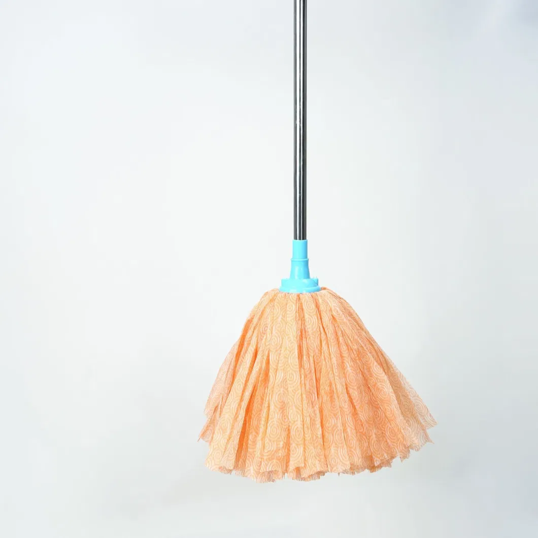 Old Style Wet and Dry Use Round Head Flat Head Traditional Mop