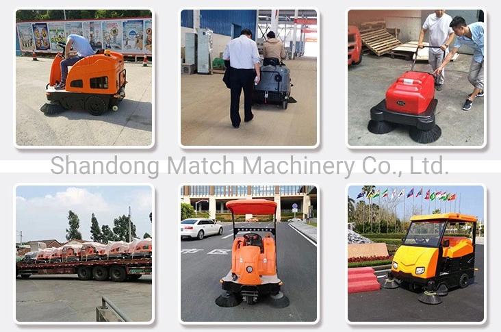 Airport Floor Cleaning Scrubber Auto Sweeper Ride-on Type Ride on Auto Floor Cleaning Machine Commercial and Industrial Zone Used