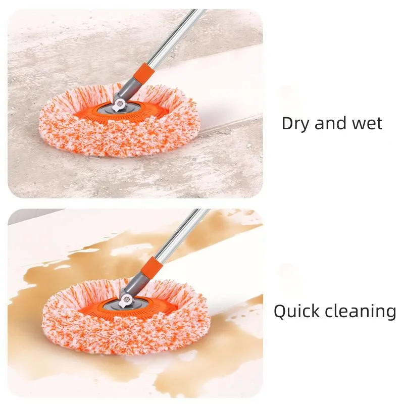 Coral Velvet Mop Pads Head Floor Cleaning Cloth Paste The Mop to Replace Cloth Household Cleaning Mop