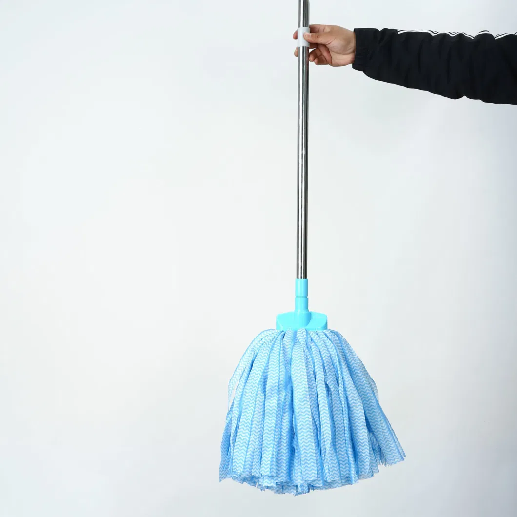 Old Style Wet and Dry Use Round Head Flat Head Traditional Mop